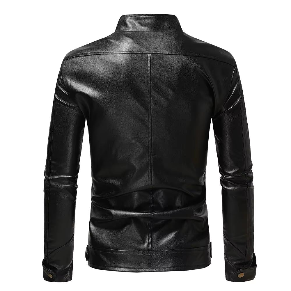 Leather jacket man style