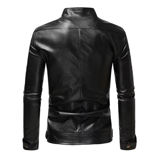 Leather jacket man style